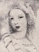 Marie Laurencin Portrait of Femail oil painting picture wholesale